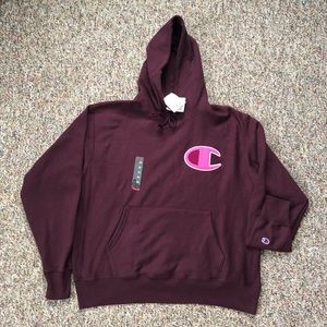 Champion Big C Reverse Weave Hoodie Men’s XL - NEW